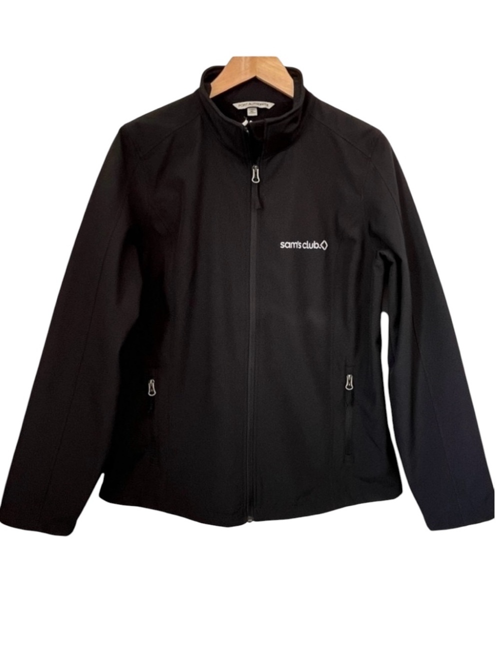 Sam’s Club Employee Soft Shell Fleece Lined Black Jacket Women’s Size XL